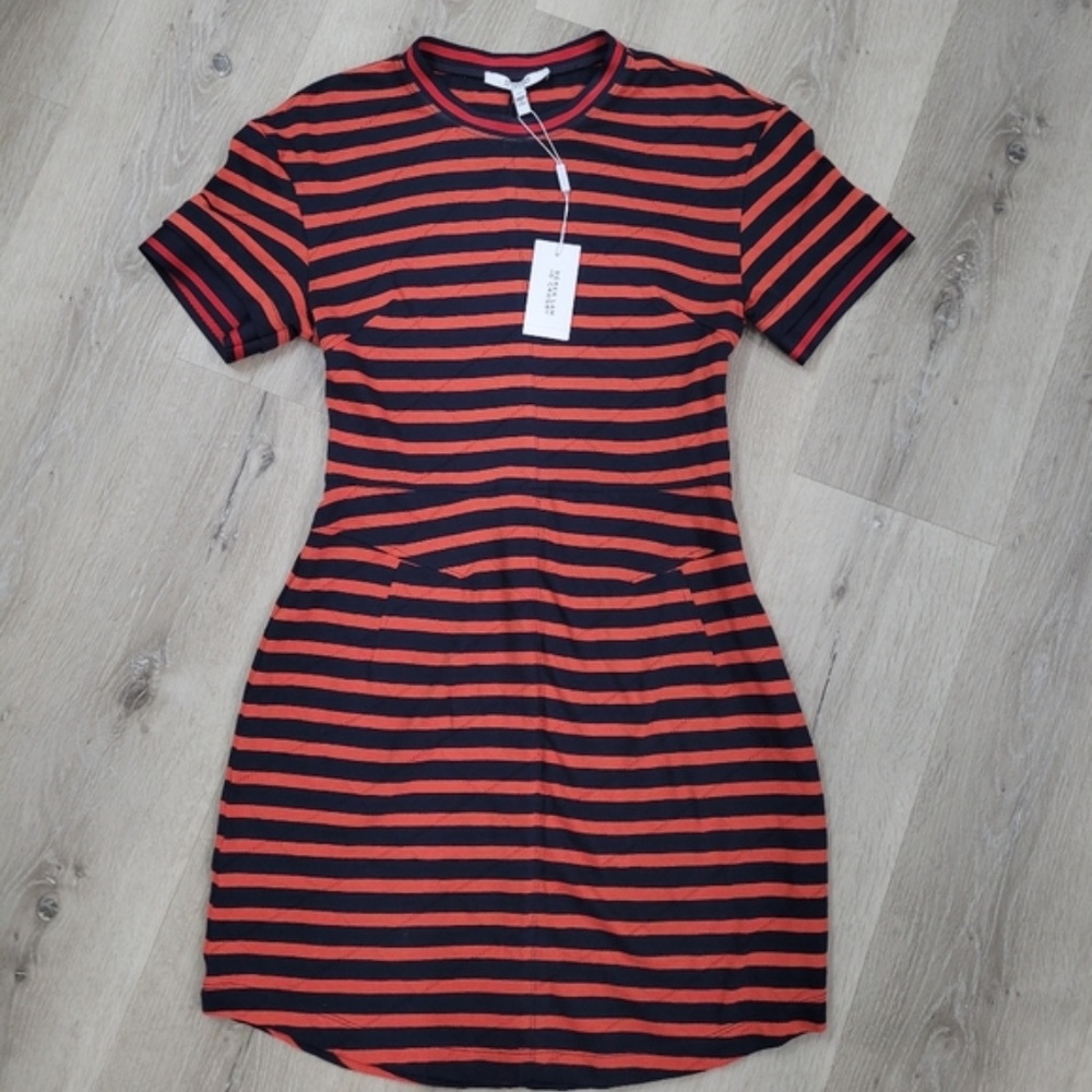 DEREK LAM STRIPED DRESS